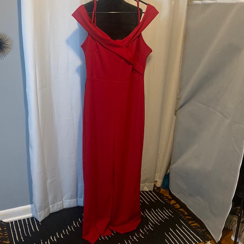 Red jumpsuit
